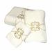 Hamburg House Bellaire 3 Piece Towel Set Terry Cloth/100% Cotton | 14 W in | Wayfair 1617TS__IV_RO_2570_P