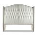 Kristin Drohan Collection Charles King Upholstered Wingback Headboard Upholstered in Blue | 70 H x 83 W x 11 D in | Wayfair