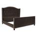 Kristin Drohan Collection Charles Platform Bed Wood in Brown | 70 H x 87 W x 90 D in | Wayfair CHARLES_PLATBASE_K_SNLC_NONE