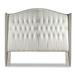 Kristin Drohan Collection Charles Upholstered Wingback Headboard Linen in Brown | 70 H x 87 W x 11 D in | Wayfair CHARLES_HDBRD_K_LNIV_.5PWT