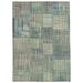 Green 69" x 97" L Area Rug - Lofy K?rk Yama Patchwork Machine Woven Rectangle 5'9" x 8'1" Indoor/Outdoor Area Rug in 97.0 x 69.0 x 0.4 in | Wayfair