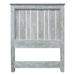 Trade Winds Furniture Cottage Solid Wood Low Profile Standard Bed Wood in Gray | 57 H x 43.5 W x 87.5 D in | Wayfair 345-45