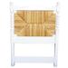 Trade Winds Furniture Newport Twin Panel Headboard Wood in Yellow | 60.5 H x 43 W x 5 D in | Wayfair 325HB-25