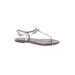 Sam Edelman Sandals: Silver Shoes - Women's Size 8