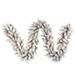 The Holiday Aisle® 9" X 14" Frosted Silver Artificial Christmas Garland 230 PVC Tips | 14 H x 14 W x 108 D in | Wayfair