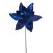 Primrue Poinsettia Stems Plastic in Blue | 21.5 H x 11.5 W x 21.5 D in | Wayfair C6E41CD2B67A406E95ACB84F6A97EF23