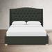 Birch Lane™ Amery Tufted Low Profile Standard Bed Upholstered/Metal in Brown | Full | Wayfair 5D475AAE01B04C7692822439C00D2F0B