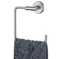 maiguoone Wall Mounted Towel Ring Towel Holder in Stainless Steel Metal in Gray | 2.4 H x 9 W x 5.3 D in | Wayfair AWC-2071