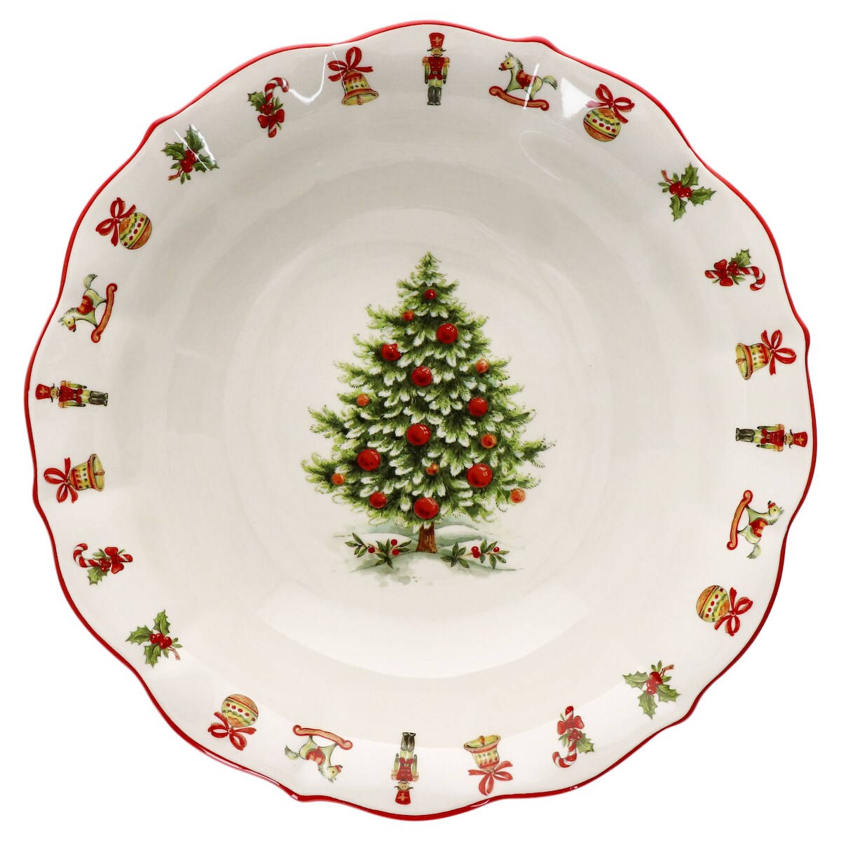 Maestro Natale Weihnachten Servierschale Ø33cm rund aus Keramik - 965/34 Image