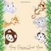 Baby Shower Guest Book Jungle Safari Animals Savannah Theme Welcome Baby Boy or Girl Sign in Guestbook with predictions advice for parents picture Memory Keepsake Pregnancy Gifts