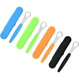 4 Sets Tongue Scraper Kids Tongue Scraper Stainless Steel Tongue Scrapers Baby Tools Tongue Scraper Metal Tongue Cleaner Metal Tongue Cleaner Scraper Tongue Scrapers for Oral Care