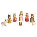 8-Piece Multicolored Christmas Nativity Tabletop Figurines 10"