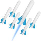Stomp RocketÂ® Original Jr. Glow Rocket Refill for Kids Soars 100 Ft 6 Jr. Glow Foam Refill Rockets Only Gift for Boys and Girls Ages 3 and up