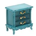 NUOLUX Miniature Night Stand Bedside Table Miniature House Furniture Tiny House Accessory