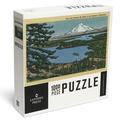 Lantern Press 1000 Piece Jigsaw Puzzle San Juan Islands Washington View of Islands and Mt. Baker