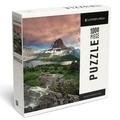 Lantern Press 1000 Piece Jigsaw Puzzle Glacier National Park Montana Hidden Lake and Bearhat Mountain Sunrise No ND Press