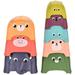 SNNROO 8pcs Kids Colorful Stacking Toy Educational Animal Stack Toy Stacking Cup Toy