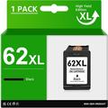 62XL Black Ink cartridge Replacement for HP 62XL Black Ink cartridges to Used with HP Envy 7640 7645 5660 5540 5640 OfficeJet 5740 8040 OfficeJet Mobile 250 200 (1 Black)