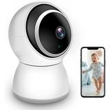 Baby Monitor Camera 1080P FHD Home 2.4G WiFi Security Camera Motion Detection with Night Vision 2-Way Audio Cloud Service/TF Card - Baby/Elder/Pet Monitor Compatible with iOS/Android