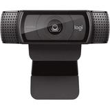 Used Logitech HD Pro Webcam C920 1080p Widescreen Video Calling and Recording - Black