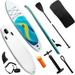 Surfboard stand up paddleboard 126 Ã—32 Ã—6 extra wide thick paddleboard with quality Sup accessories and backpack non-slip deck belts adjustable paddle hand pump bottom fin Stand Up Paddle Board