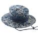 Baberdicy Bucket Hat Outdoor Hiking Fishing Hat Fisherman s Hat Casual Jungle Round Brimmed Hat Men s and Women s Hiking Hats Hat Unisex Blue