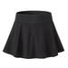 Outfmvch Womens Dresses Black Dress Women Shorts Fashion Tennis Pants Fold Sports Running Golf Plus Size Skrit Midi Skirt Black Xl