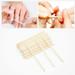 100pcs Wooden Cuticle Pushers Orange Wood Sticks Double Heads Multi Functional Cuticle Pusher Remover Nail Cleaning Manicure Pedicure Tool for Pusher Remover Manicure Art Pedicure