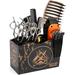 Professional Salon Scissors Holder Rack Barber Hairdressing Accessories Storage Case Hair Stylist Groomer Haircut Shears Stand Organizer - 5 Grids (black)