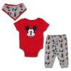 Newborn Red Mickey & Friends Bodysuit and Jogger Set
