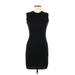 Susana Monaco Casual Dress: Black Dresses - Women's Size Medium