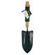Green Blade Hand Trowel With Cushion Grip Wooden Handle