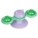 Whirly Bird Suction Cup Spinner Cat Toy, Small, White / Green