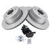 2009-2010 BMW 528i xDrive Rear Brake Pad and Rotor Kit - TRQ