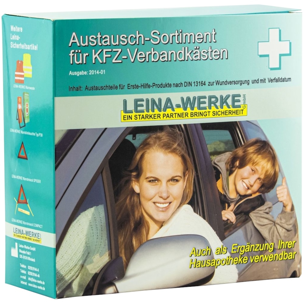 Austausch-Sortiment für KFZ Verbandskasten nach DIN 13164 und 13167 Image