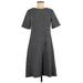 Coldwater Creek Casual Dress: Black Dresses - Women's Size Medium Petite
