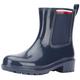 Tommy Hilfiger Damen Low Boot Stiefel Essential Corporate Rainboot Gummistiefel, Mehrfarbig (Space Blue), 37 EU