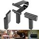 3/4 Inch Blacksmith Anvil Forge Hardy Tool Set 3PCS Anvil Hot Cut Tool, Creasing Stake Tool, & Spring Fuller Hardy Tool