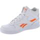 Reebok Mens Bb4500 Hi High Top Basketball Shoe, White/Smash Orange/Pure Grey, 8