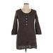 H&M L.O.G.G. Casual Dress: Brown Dresses - Women's Size X-Large