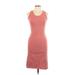 Active USA Casual Dress: Burgundy Dresses - Women's Size Large