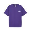 Trainingsshirt PUMA "MELO x TOXIC Basketball T-Shirt Herren" Gr. XXL, lila (team violet purple) Herren Shirts T-Shirts