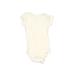 Gerber Organic Short Sleeve Onesie: White Print Bottoms - Size 6-9 Month