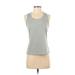 Vineyard Vines Performance Active Tank Top: Gray Activewear - Women's Size X-Small