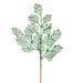 The Holiday Aisle® 21" Green Glitter Holly Leaf Lace Artificial Christmas Spray. Includes 12 Sprays Per Pack. Plastic | 21 H x 10 W x 3 D in | Wayfair