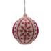 The Holiday Aisle® Christmas Ball Ornament Set of 2 Plastic in Red | 4 H x 4 W x 4 D in | Wayfair 806EB7538BA345889901B47A8894402B