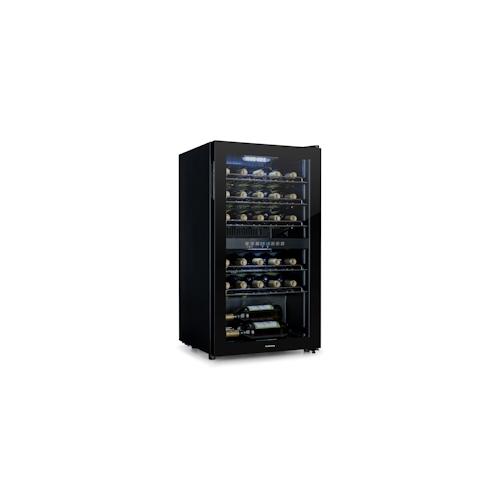 Shiraz 29 Duo Weinkühlschrank 2 Zonen 80L/29 Flaschen 5-22°C Touch Schwarz