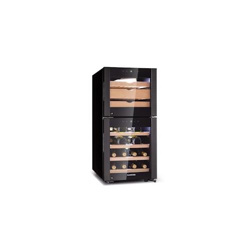 El Dorado 89 Käse & Weinkühlschrank 2 Zonen Touch 89L LED Schwarz