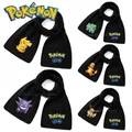 Pokemon Pikachu Gengar Scarf Cute Anime Boys Girls Autumn Winter Warm Scarfs Cartoon Children Neck