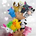 Finger Puppets Cloth Doll Baby Hand Cartoon Educational Animal Cute Toy Cartoon Animal Toy Puppets